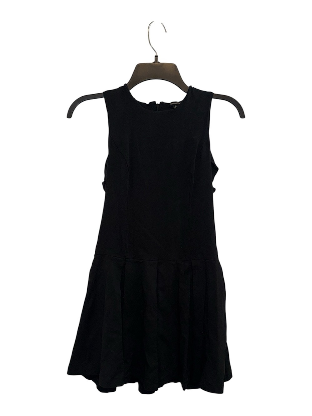 Classic Black Sleeveless Flared Dress - Timeless Women's Style